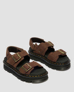 Zebzag Nubuck Platform Sandals
