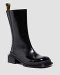 Maybole Hi Square Toe Patent Chelsea Boots