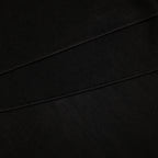 Black Viscose Knit One Shoulder Maxi Dress