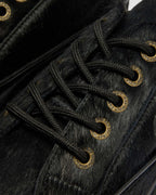 Buzz 5-Eye Hair On Leather Shoes