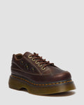 Buzz 5-Eye Flower Grizzly Leather Shoes
