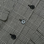 Check Blazer Mini Dress