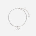 Crystal Bow Tennis Necklace