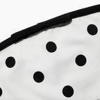 White Polka Dot Bikini Top