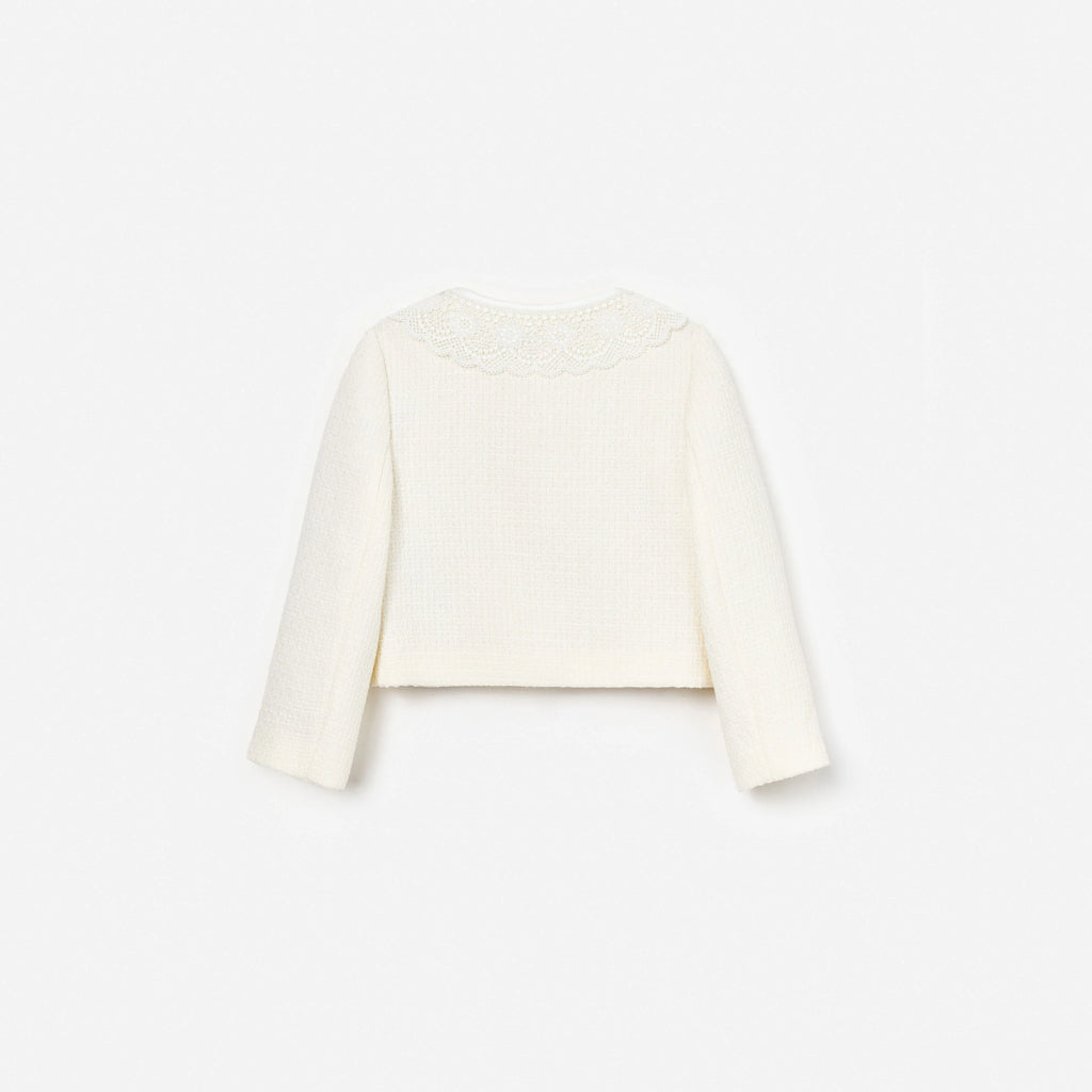 Cream Boucle Jacket
