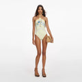 Yellow Floral Swimsuit