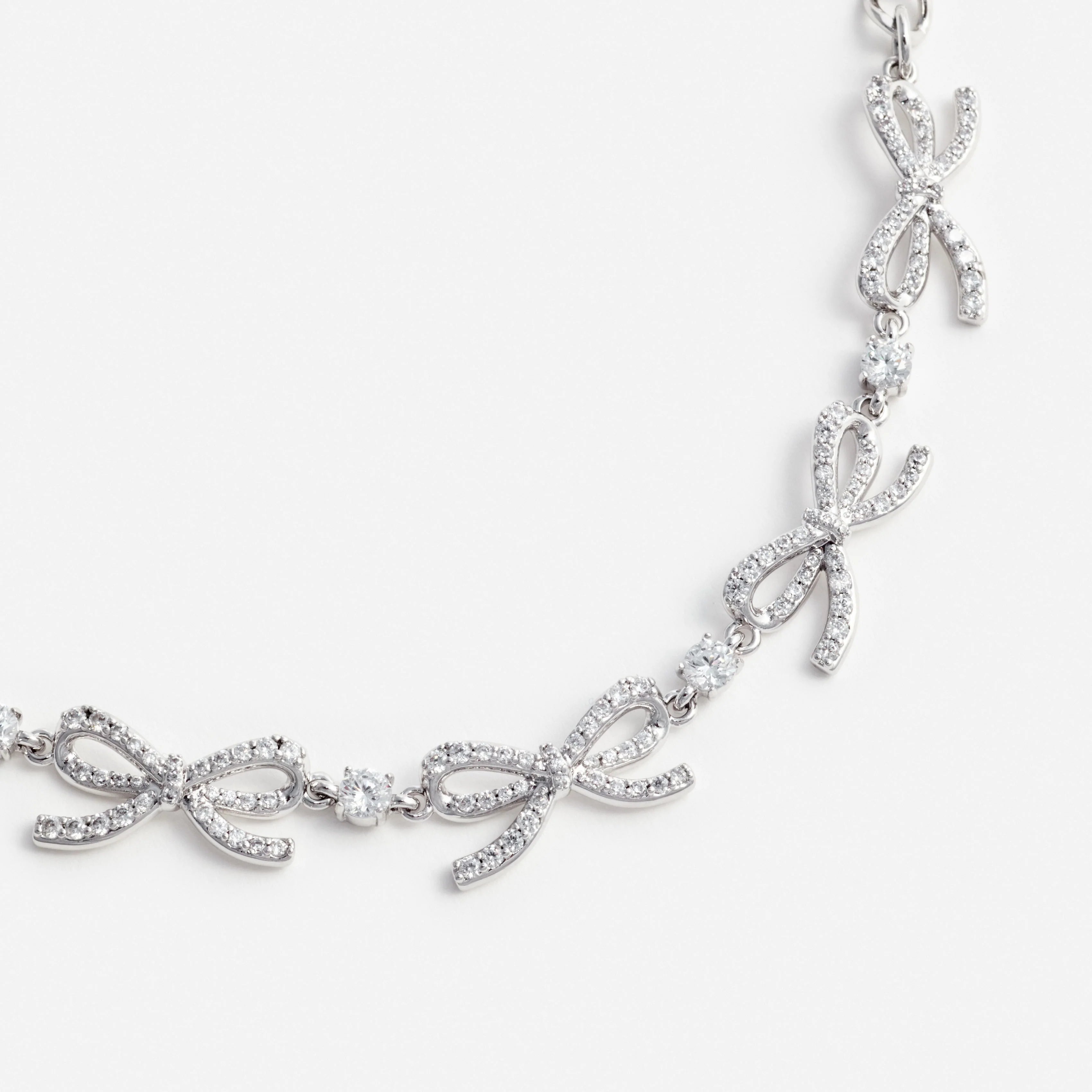 Crystal Bow Bracelet