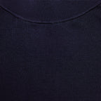 Navy Viscose Knit Top