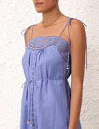 August Broderie Slip Dress