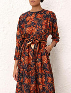 Junie Long Sleeve Midi Dress
