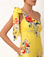 Alight Asymmetric Midi Dress