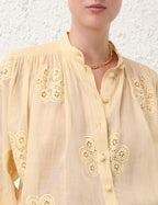 Acadian Embroidered Blouse