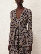 Ottie Tiered Midi Dress