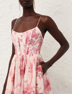 Waverly Corset Midi Dress