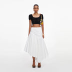 Black Crochet Knit Crop Top