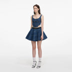 Denim Corset Top