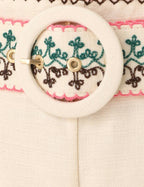 August Embroidered Short