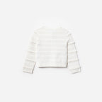 Cream Cherry Motif Cardigan