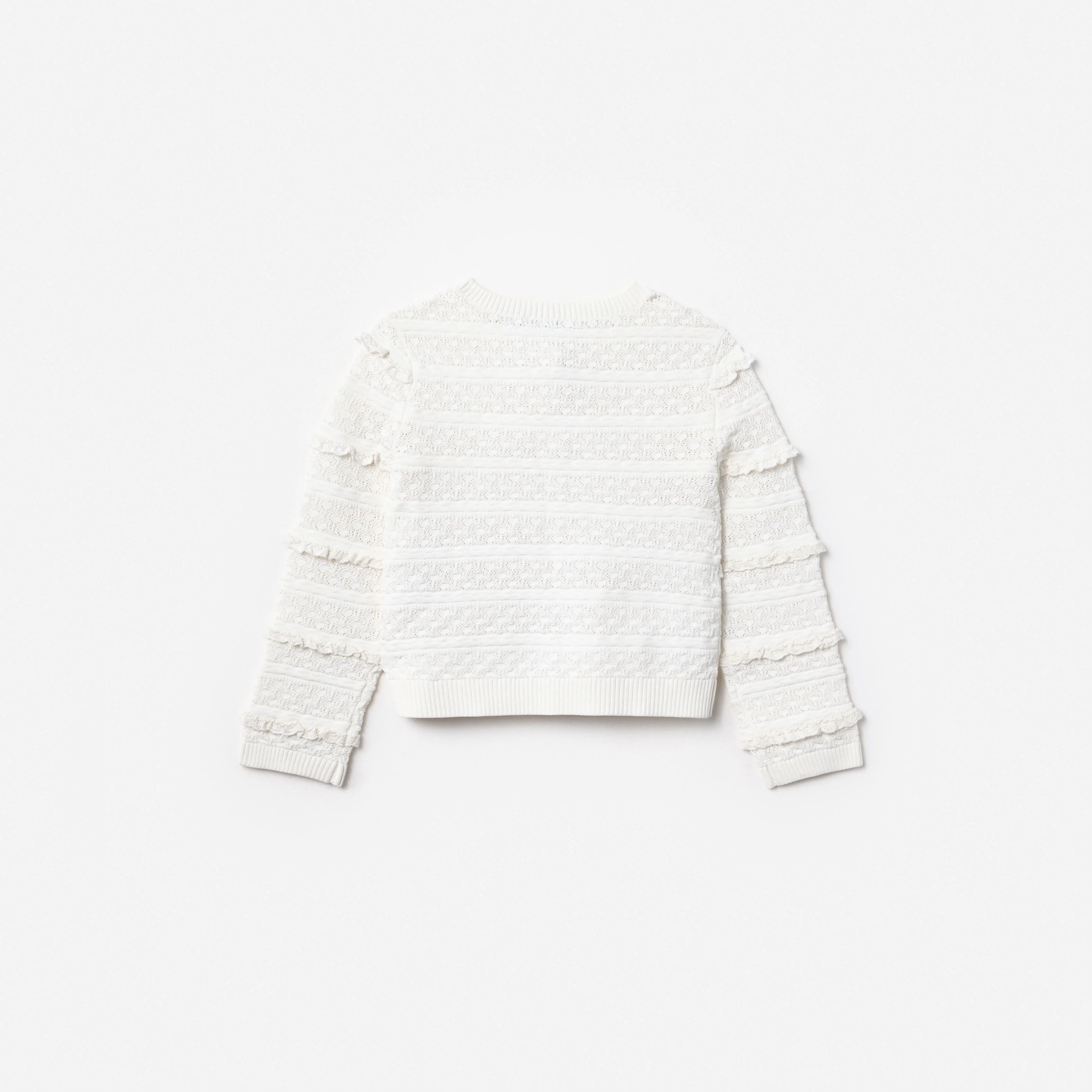 Cream Cherry Motif Cardigan