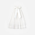Satin Bow Embellished Veil