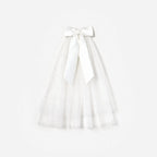 Satin Bow Embellished Veil