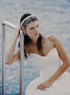 Pearl Embellished Veil Headband