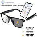AI Interpretation Smart Glasses, with 33 Languages, Chat GPT,Audio Glasses for Men And Women