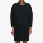 Black Double Breasted Coat