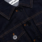 Indigo Denim Flared Mini Dress