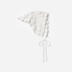 White Crochet Bandana
