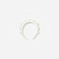 Pearl Flower Satin Head Band