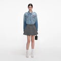 Rhinestone Denim Shirt