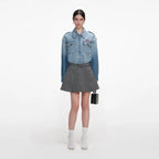 Rhinestone Denim Shirt