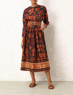 Junie Long Sleeve Midi Dress