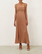 Ottie Metallic Tie Dress