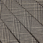 Black Check Pleated Skirt