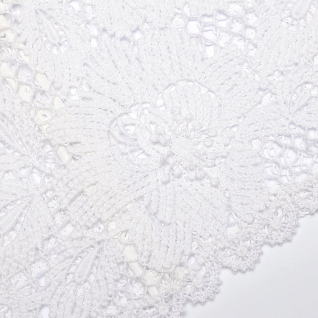 White Crochet Lace Top