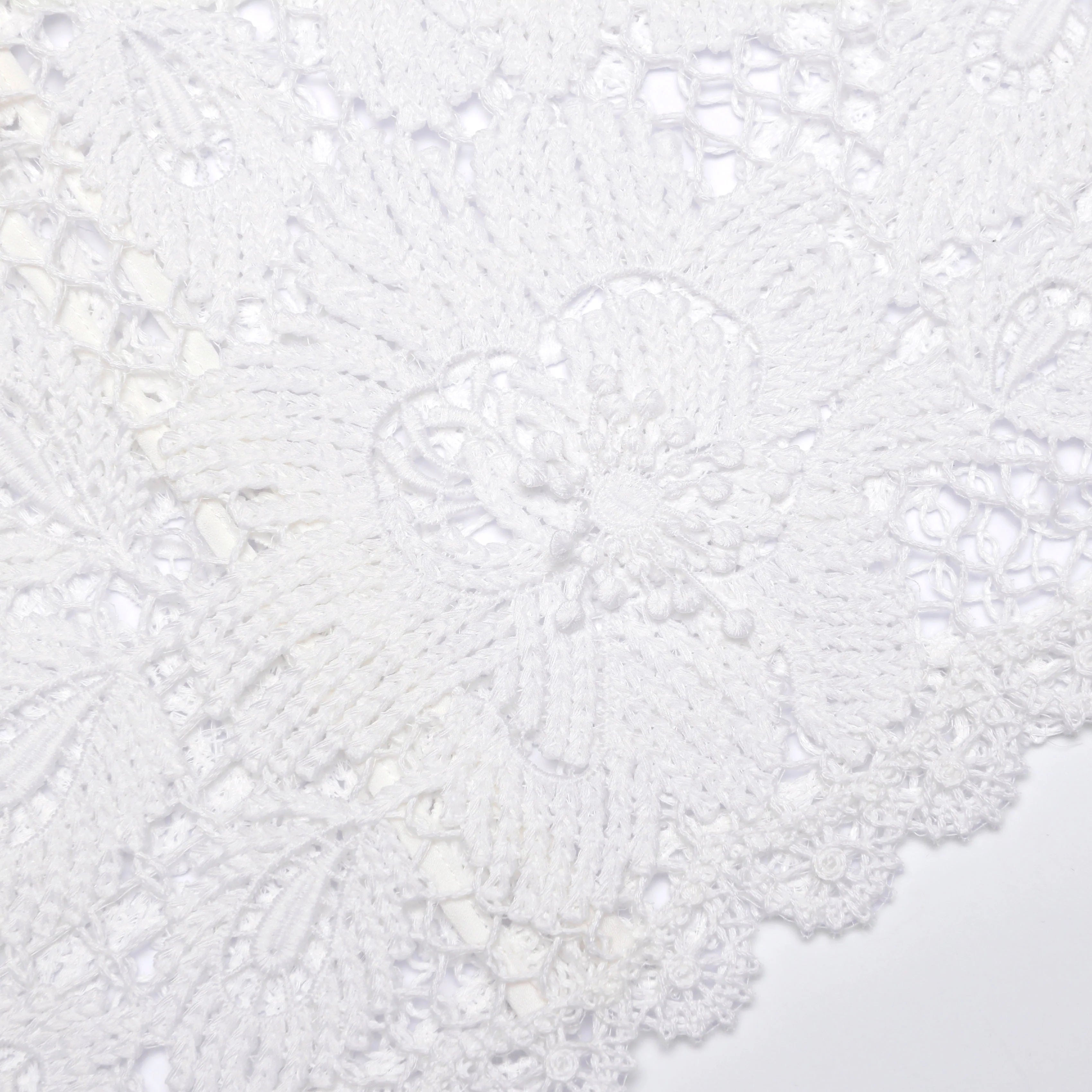 White Crochet Lace Top