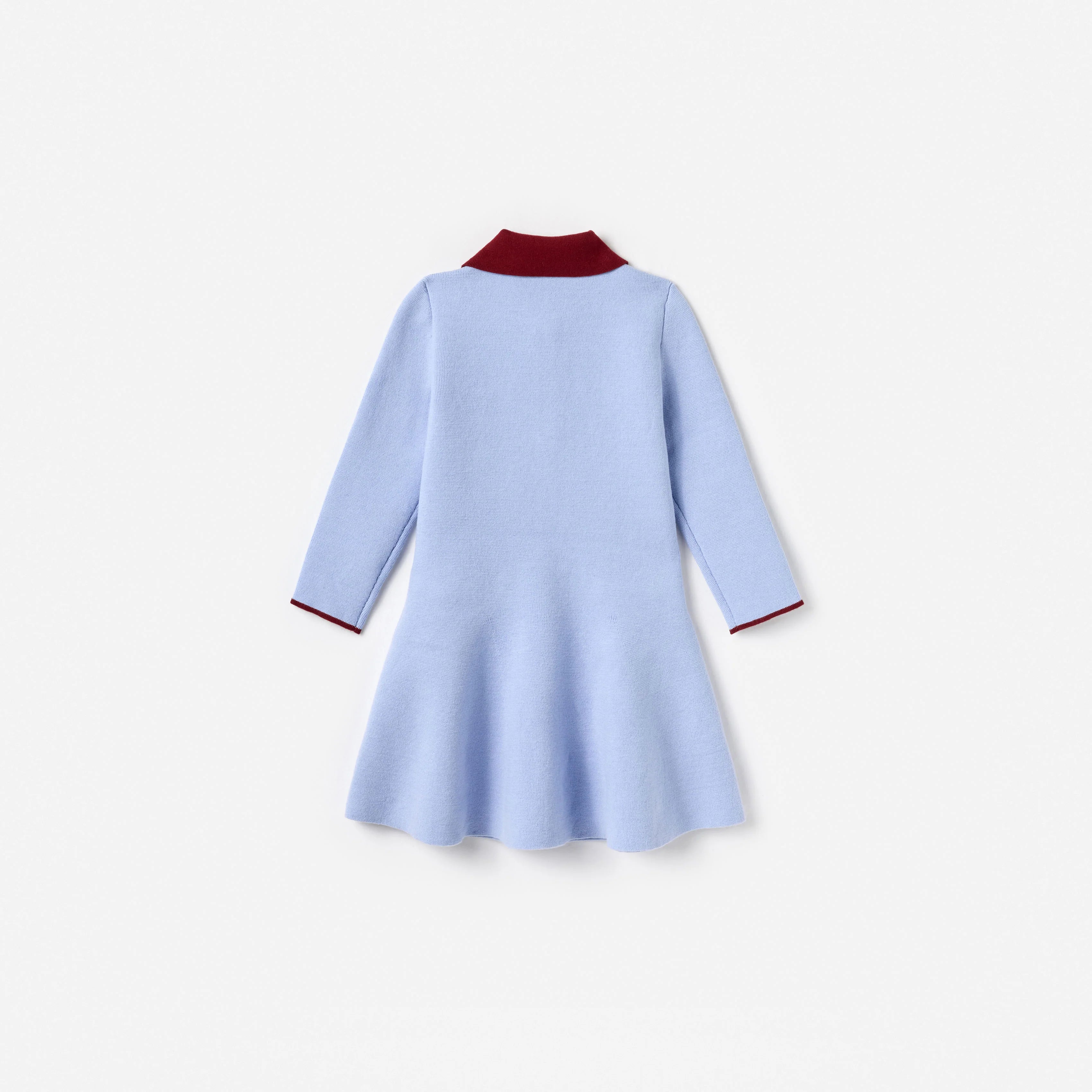 Blue Flat Knit Dress