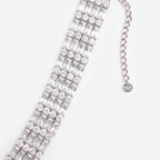 Silver Crystal Choker