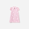 Pink Flower Lace Dress