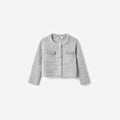Grey Knit Cardigan