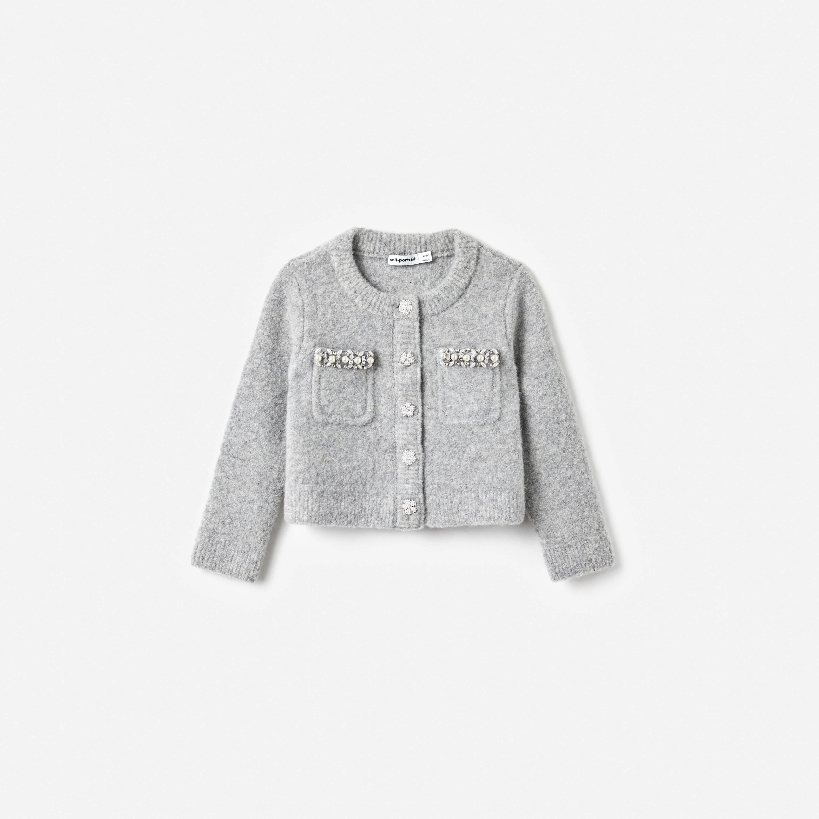 Grey Knit Cardigan