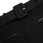 Black Boucle Mini Skirt