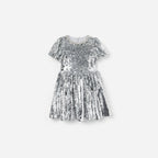 Silver Sequin Dress
