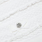 White Pointelle Knit Top