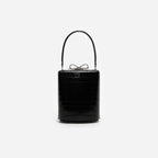 Black Croc Mini Bag