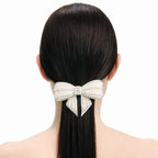 Pearl Crystal Bow Hairclip
