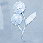 Blue Rose Wool Jumper