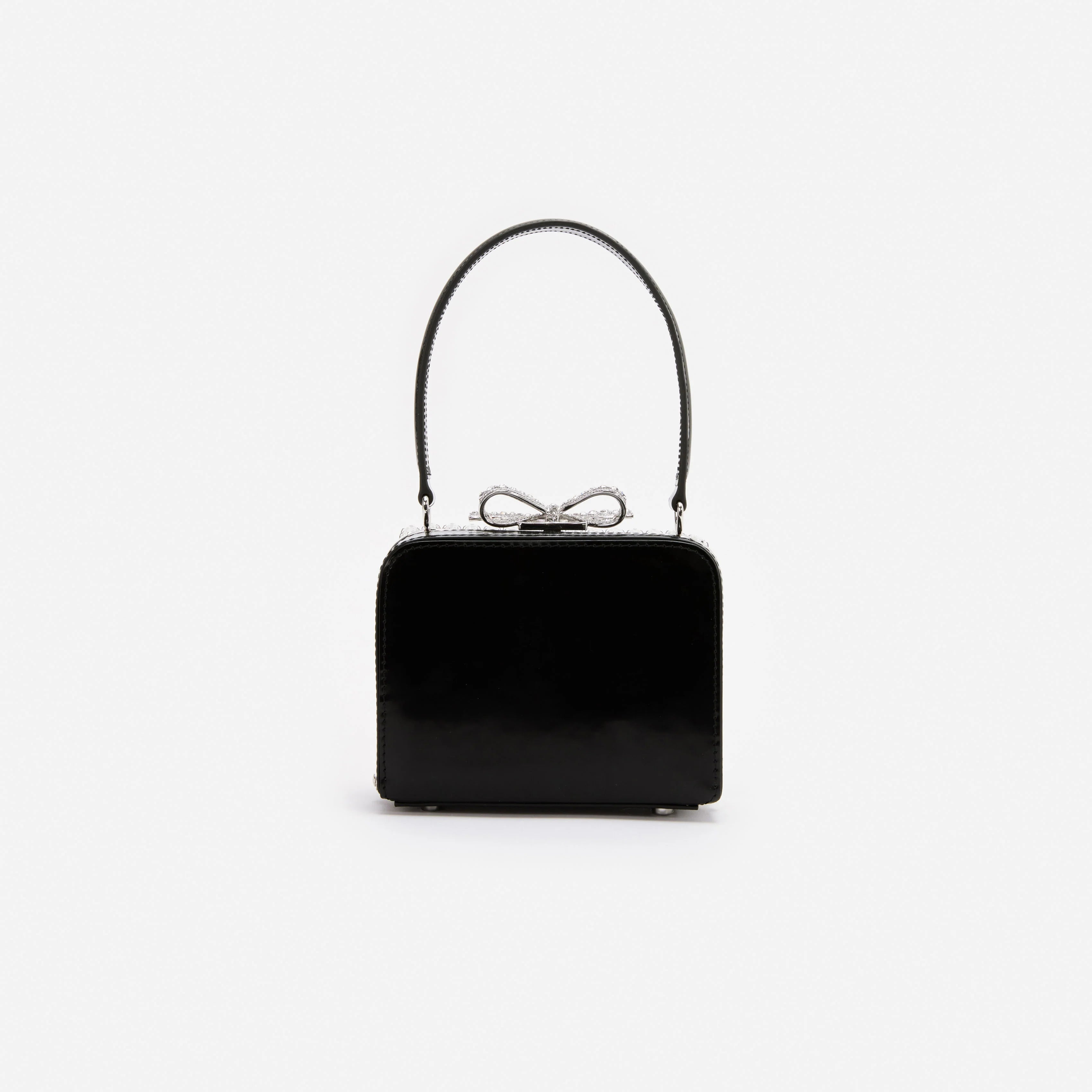 Silver Crystal Micro Bag